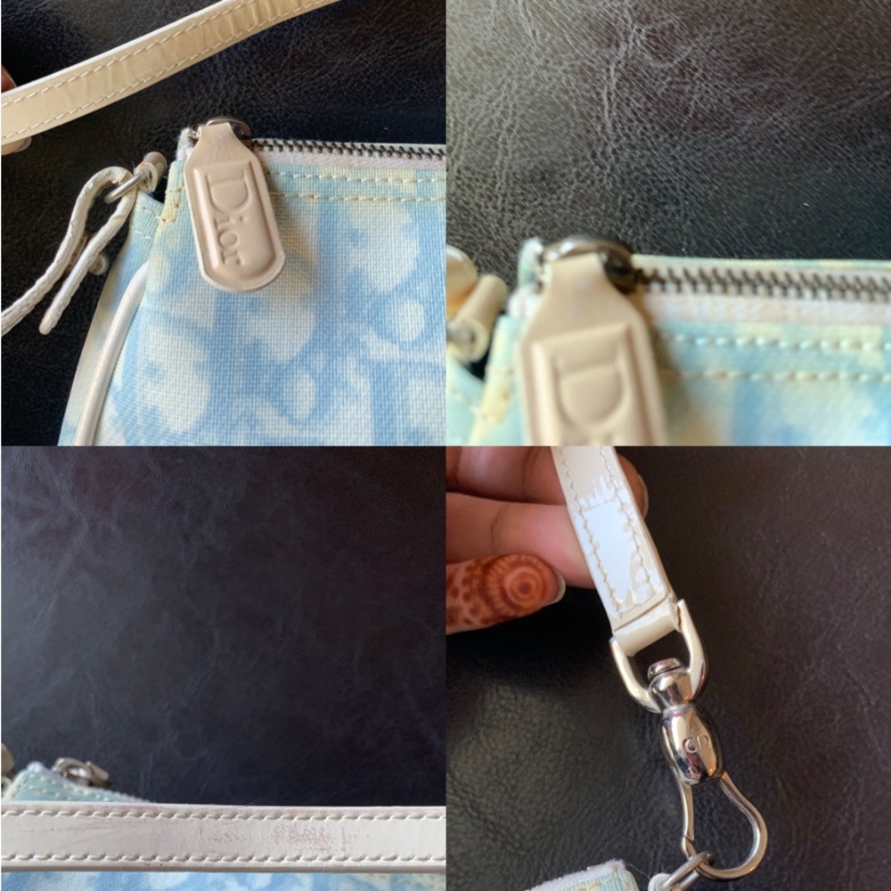 *RARE* Authentic Vintage Dior Canvas Trotter Monogram Saddle Bag - Picture 10 of 14